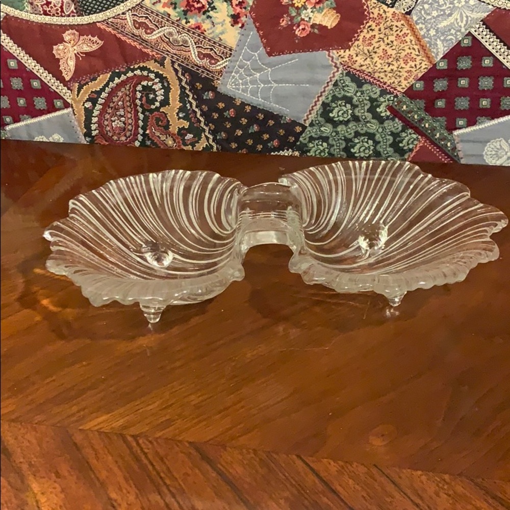 Mikasa Walther Crystal Dual Dish